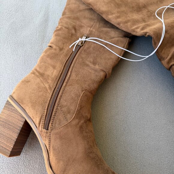 Women's Junie Tall Boots - Universal Thread Taupe 6.5 - Picture 5 of 9